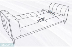 Трехместный диван-кровать Гравита (Gravita) GRAV-02 Беллона Трехместный диван-кровать Гравита (Gravita) GRAV-02 Беллона