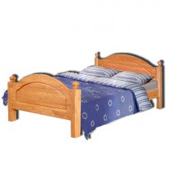 Двуспальная кровать Лотос сосна Б-1090-05 (искусственное старение) 1400 мм