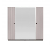 Пятистворатый шкаф для одежды Мадрид (Кашемир эмаль) Пятистворатый шкаф для одежды Мадрид (Кашемир эмаль)