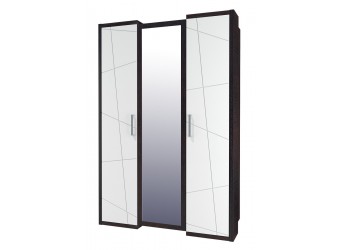 Трехдверный шкаф гардероб для одежды с зеркалом Барселона МН-115-03-220