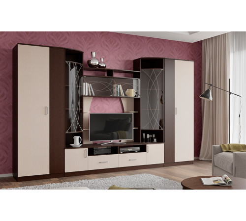 Стенка для гостиной Лороза