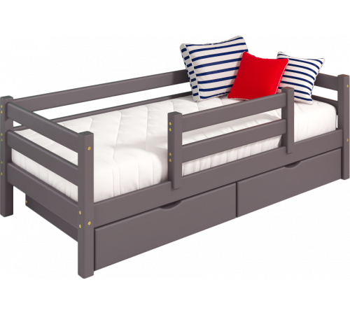 Вариант 4 Кровать "Соня" Лаванда с защитой по центру