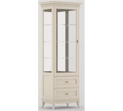 Шкаф-витрина для посуды Римини MUR-118-11 одностворчатый