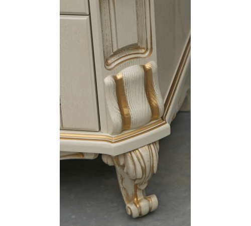  Гостиная Альба 1 слоновая кость с золочением)