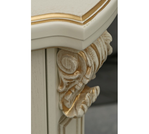  Гостиная Альба 1 слоновая кость с золочением)