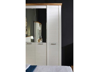 Четырехстворчатый шкаф для одежды СК-8 (СА/ОРН) Кантри с зеркалом
