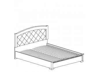Кровать двуспальная с подъемным механизмом 1600 Парма 806 кремовый белый